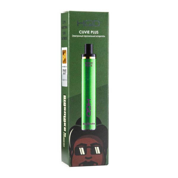 Одноразовая электронная сигарета HQD Cuvie Plus Big smoke 1200 затяжек в Севастополе