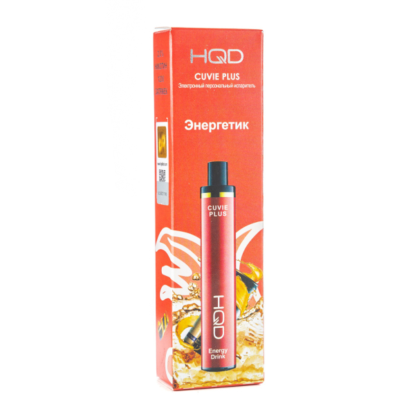 Одноразовая электронная сигарета HQD Cuvie Plus Energy Drink (Энергетик) 1200 затяжек в Севастополе