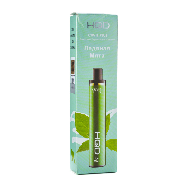 Одноразовая электронная сигарета HQD Cuvie Plus Ice Mint (Ледяная Мята) 1200 затяжек в Севастополе