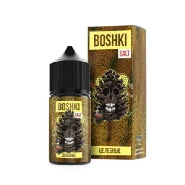 Жидкость BOSHKI Salt Целебные (Мёд трава чай хвоя) (30 мл, 20 мг/мл) в Севастополе