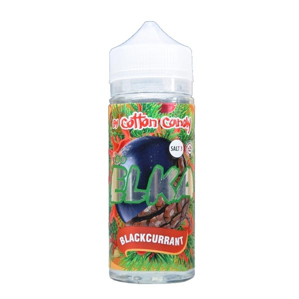 Жидкость Cotton Candy ЁLKA BLACKCURRANT (Хвоя С Мятой И Чёрной Смородиной) (120 мл, 0 мг/мл) в Севастополе