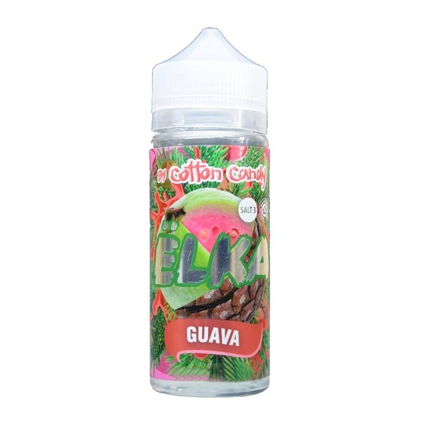 Жидкость Cotton Candy ЁLKA GUAVA (Хвоя С Мятой И Гуавой) (120 мл, 0 мг/мл) в Севастополе
