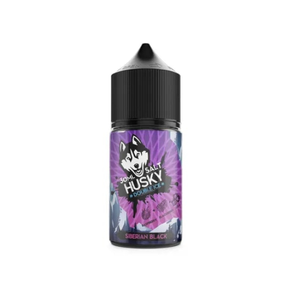 Жидкость Husky salt Double ice Siberian Black (Малина ежевика мята) (30 мл, 20 мг/мл) в Севастополе
