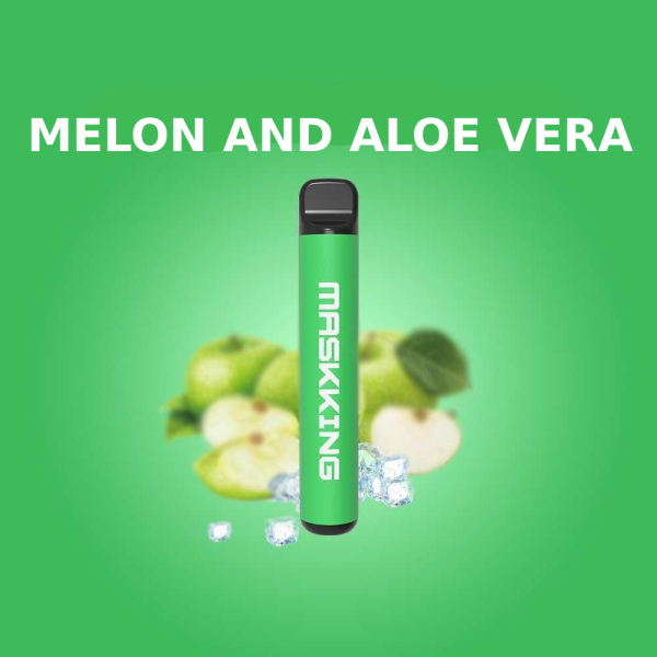 Одноразовая электронная сигарета Maskking High Pro Melon And Aloe Vera (Дыня Алоэ Вера) 1000 затяжек в Севастополе