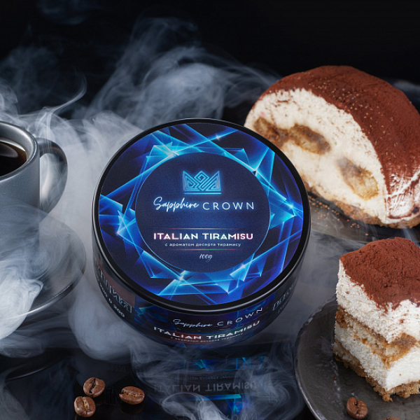 Табак Sapphire Crown Italian Tiramisu (Сливочный крем бисквит) 100 гр в Севастополе