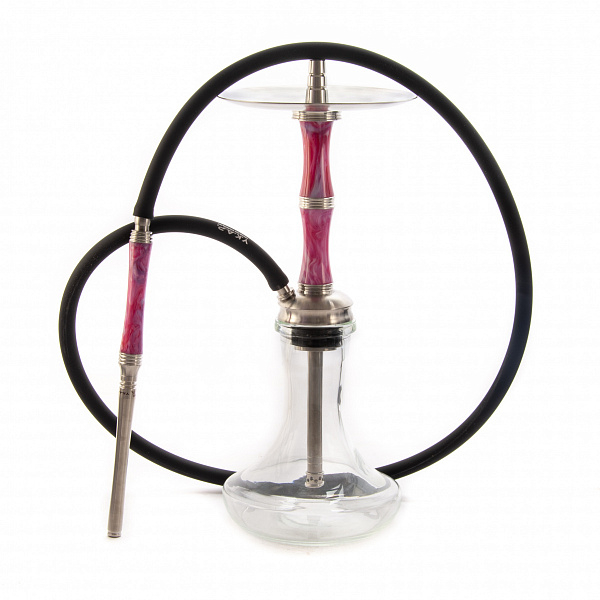 Кальян Y.K.A.P. Mini STR M3 (Розовый,Белый, 39 см) в Севастополе