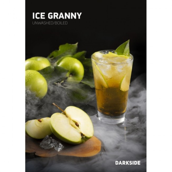 Табак Darkside Core Ice Granny (Ледяное Зеленое Яблоко) 100 гр в Севастополе