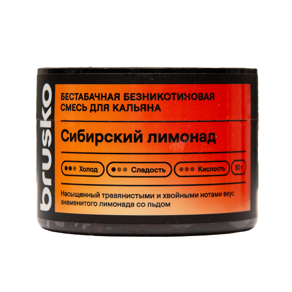 Бестабачная смесь Brusko Сибирский Лимонад 50 грамм в Севастополе