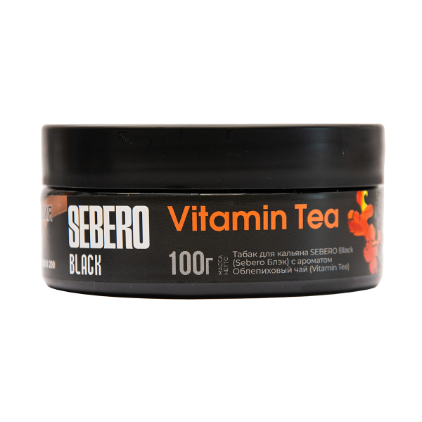 Табак Sebero Black Vitamin Tea Облепиховый Чай 100 грамм в Севастополе