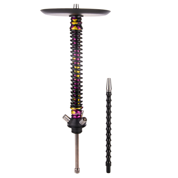 Кальян Mamay Customs Coilover Большой   Пурпурный/золотой Камуфляж Чёрный в Севастополе
