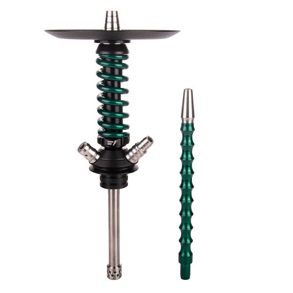 Кальян Mamay Customs Coilover Micro  Чёрный Зелёный Лак в Севастополе
