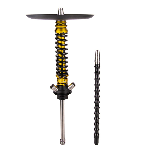 Кальян Mamay Customs Coilover Mini  Золотой Сплеш Чёрный в Севастополе