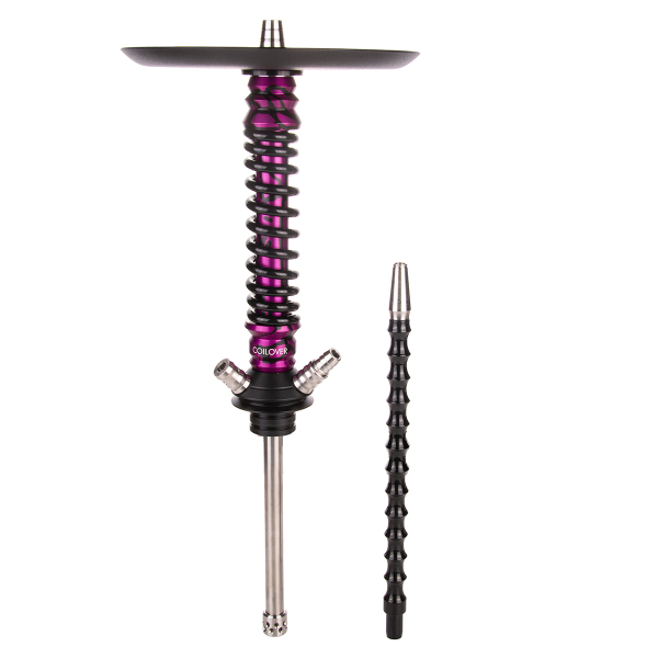 Кальян Mamay Customs Coilover Mini  Пурпурный Сплеш Чёрный в Севастополе