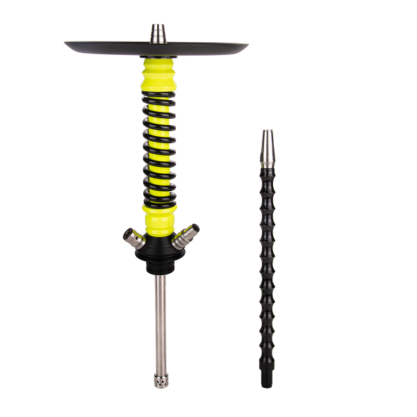 Кальян Mamay Customs Coilover Mini  Жёлтый Флюр Чёрный в Севастополе