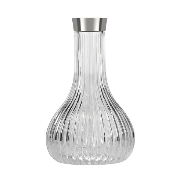 Колба Alpha Hookah Drop Twistlock На Резьбе Прозрачная  Silver в Севастополе