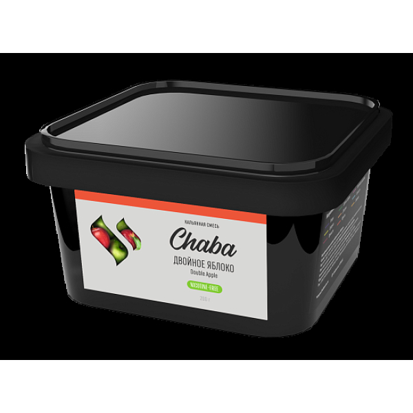 Безникотиновая смесь Chaba Double Apple Двойное Яблоко 200 грамм в Севастополе