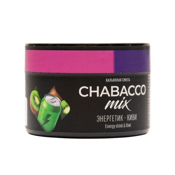 Бестабачная смесь Chabacco Medium Mix Energy Drink & Kiwi 40 грамм в Севастополе