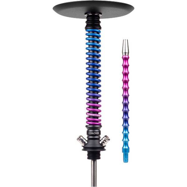 Кальян Mamay Customs Coilover Big Anod Черный Мат Blue Space в Севастополе