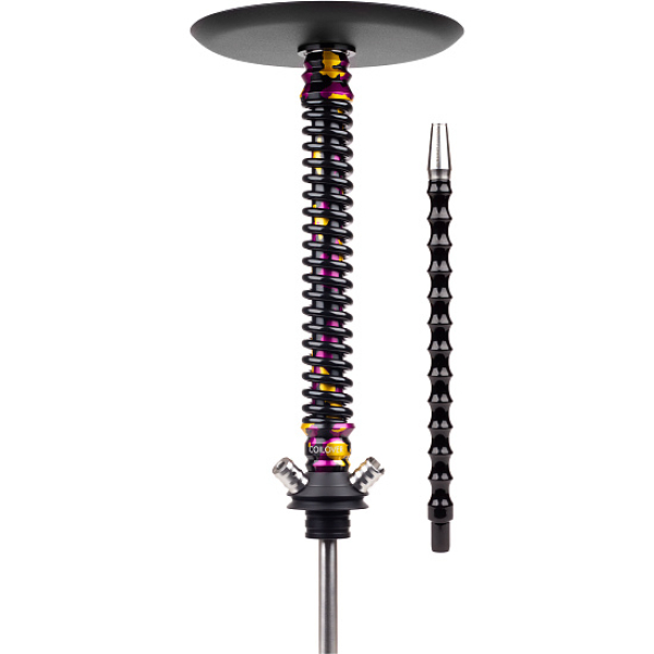 Кальян Mamay Customs Coilover Big Anod Special Purple Gold Camo Черный Глянец в Севастополе