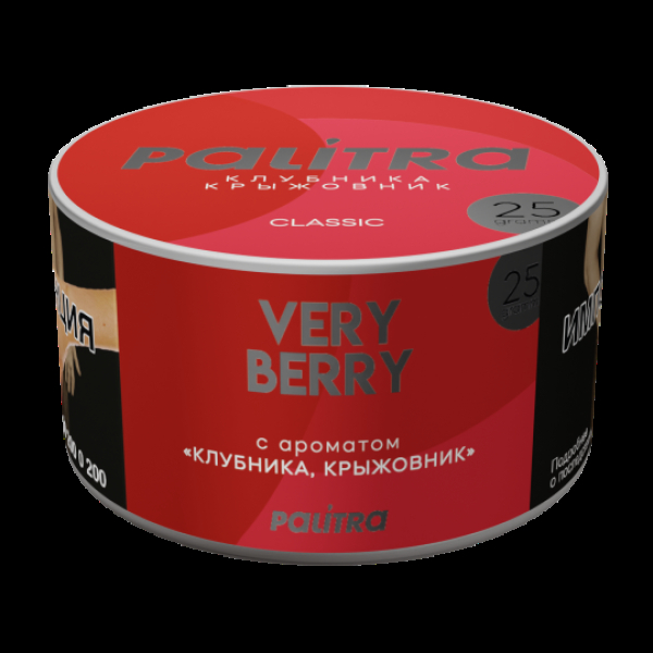 Табак Palitra Very Berry Клубника Крыжовник 25 грамм в Севастополе