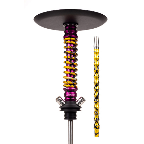 Кальян Mamay Customs Coilovers Mini Special Anod Purple Splash Gold Splash в Севастополе